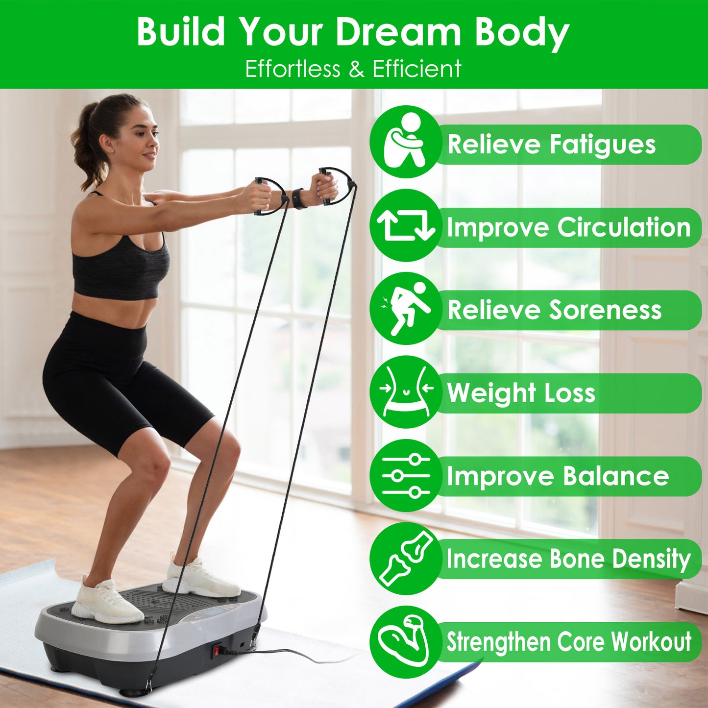 Vibration Exercise Machine With Remote Control