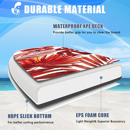 41 Inch Lightweight Surfboard With Fin EPS Core for Kids and Adults-L