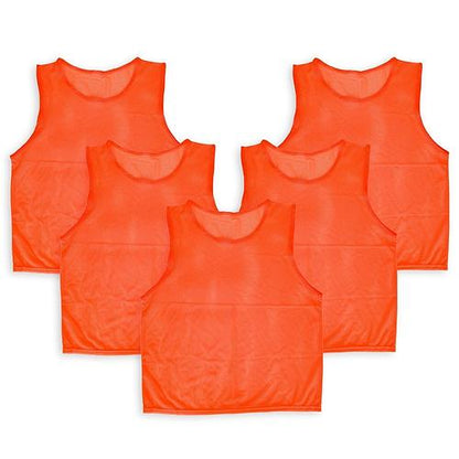 5Pcs Mesh Scrimmage Vests Soccer Basketball Team