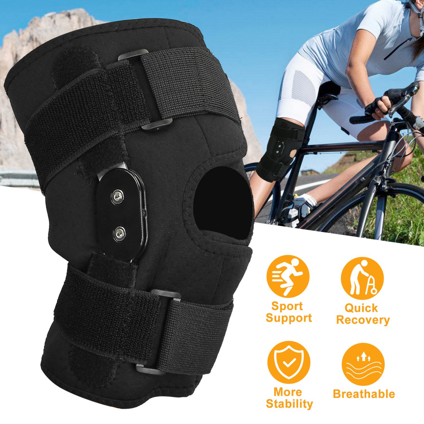 Adjustable Knee Brace Compression Support