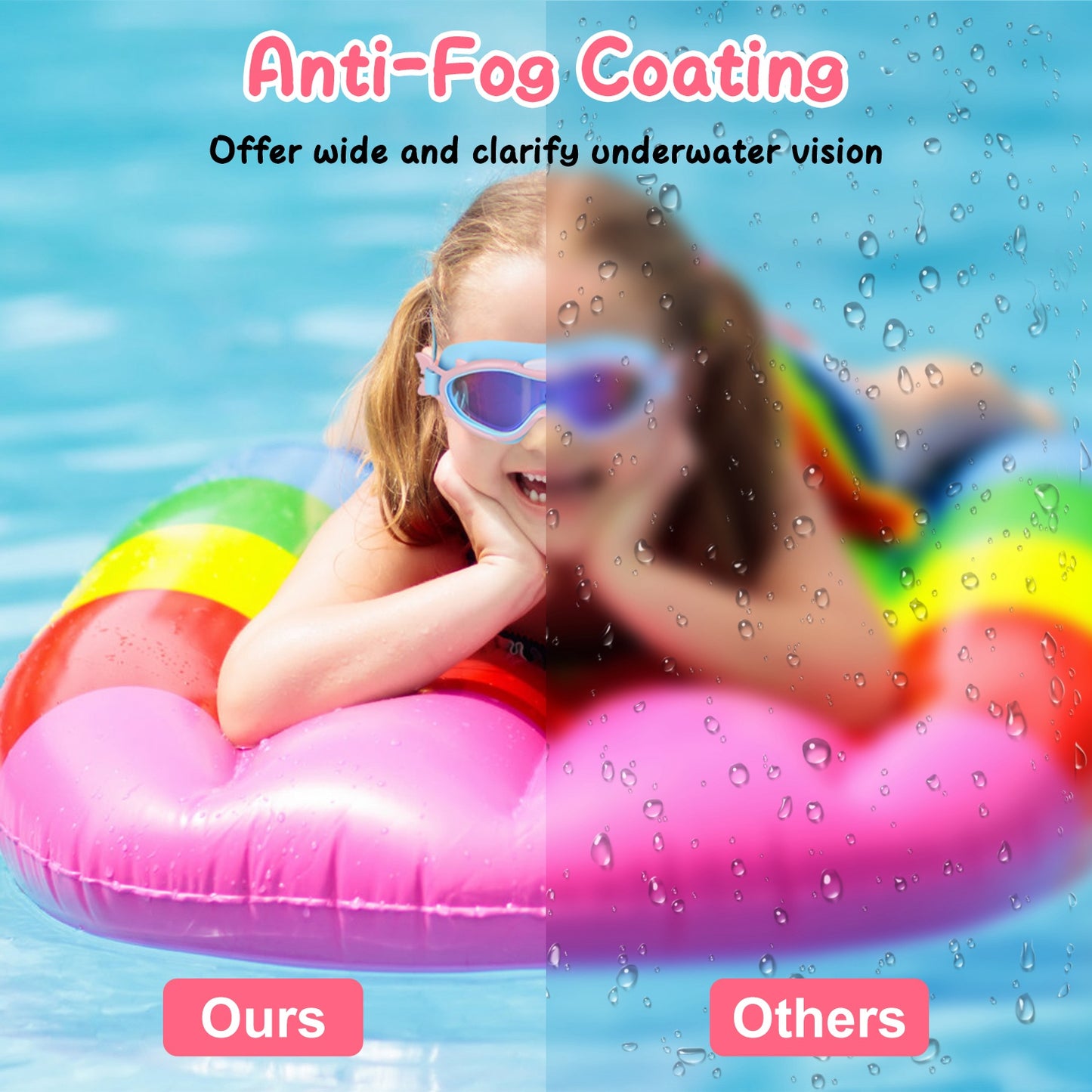 Swimming Goggles For Youth Boys Girls