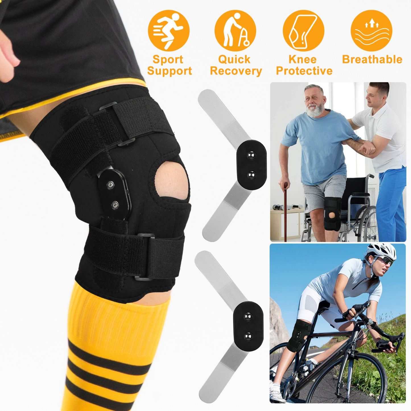 Adjustable Knee Brace Compression Support