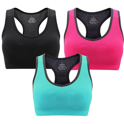 3-Pack Women's Padded Sports Bra