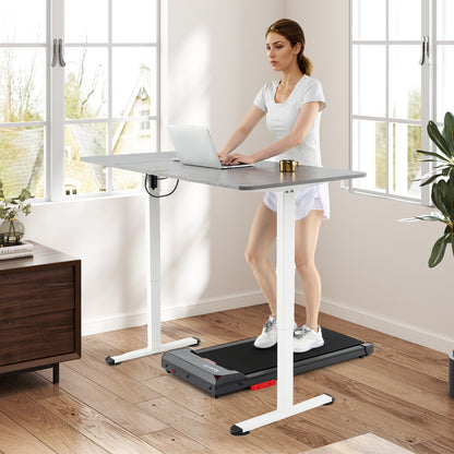 2.5HP Under Desk Treadmill with Remote Control and LED Display-Black