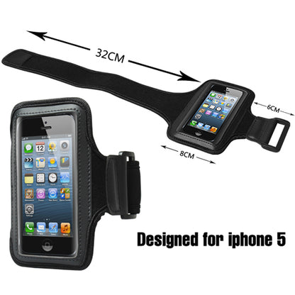 Black Armband case pouch adjustable