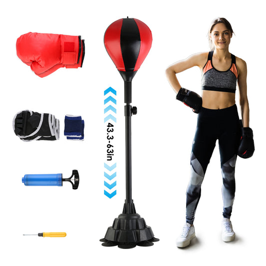 Boxing Ball with Stand and Suction Base