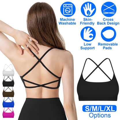 Women Cross Back Sport Bras