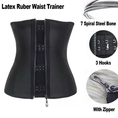 Waist Trainer Corset Waist Tummy Control Body Shaper Cincher Back Support with Adjustable Straps for Women