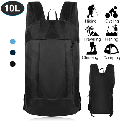 10L Outdoor Sport Backpack Waterproof Daypack Travel Knapsack Schoolbag for Sports Traveling Climbing Cycling Hiking