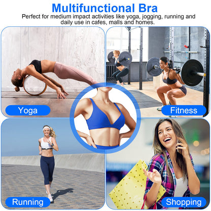 Women Deep V-Neck Sports Bras