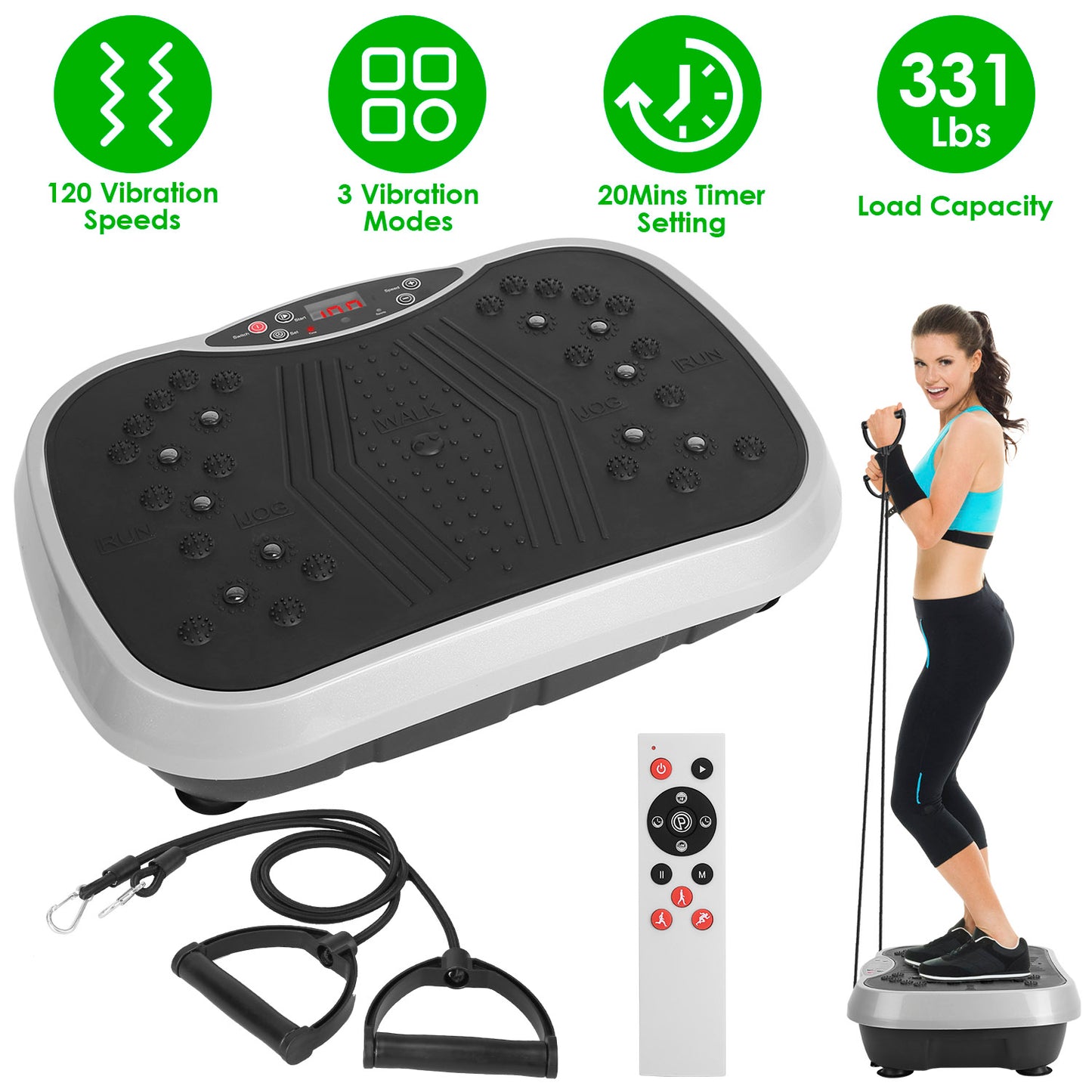 Vibration Exercise Machine With Remote Control