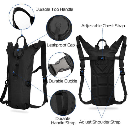 Tactical Hydration Pack 3L Water Bladder