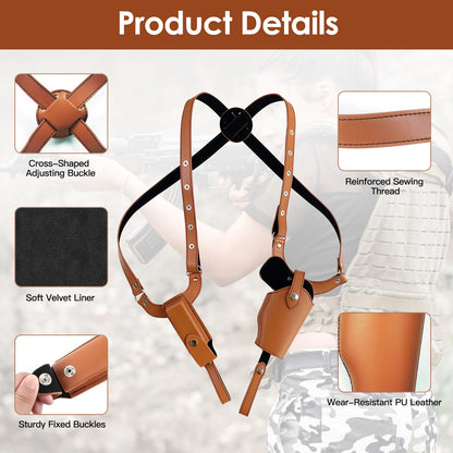 Shoulder Holster With Adjustable Straps