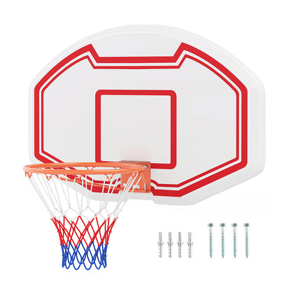 Large Wall Mounted Basketball Hoop with Shatter-proof Backboard